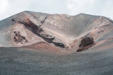 The lateral crater of Mount Etna. Sicily, Italy.