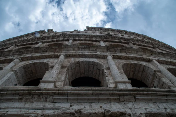 Low Angle Shot Colosseum Centre City Rome Italy — Stock fotografie