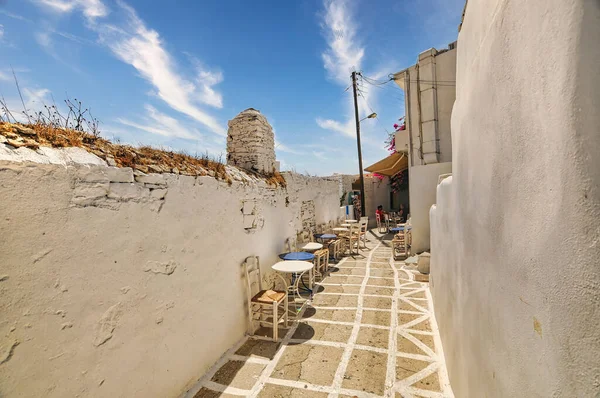 Krásný Výhled Vesnici Kastro Ostrově Sikinos Řecko — Stock fotografie