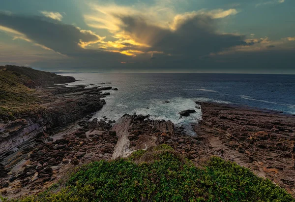 Scenic View Green Cape Lookout Magical Sunset — Fotografia de Stock