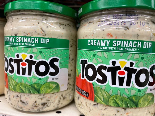Grovetown Usa Retail Store Chip Dip Tostitos Spinach — Foto Stock
