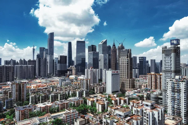 Guangzhou Cityscape Blue Sky Also Known Canton China — Stock Photo, Image