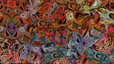 An abstract colorful digital Acrylic artwork background