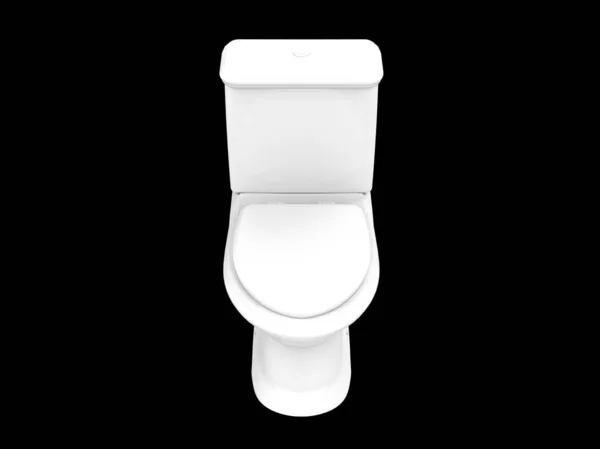 Isolated Seat Lavatory Closet Toilet Bathroom Porcelain Illustration — Stock Photo, Image