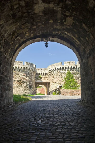セルビアのベオグラードにある古い要塞の閉鎖 — ストック写真