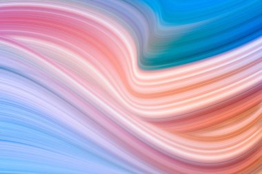 A symbol design of wavy abstract gradient artwork, colorful liquid marble style background