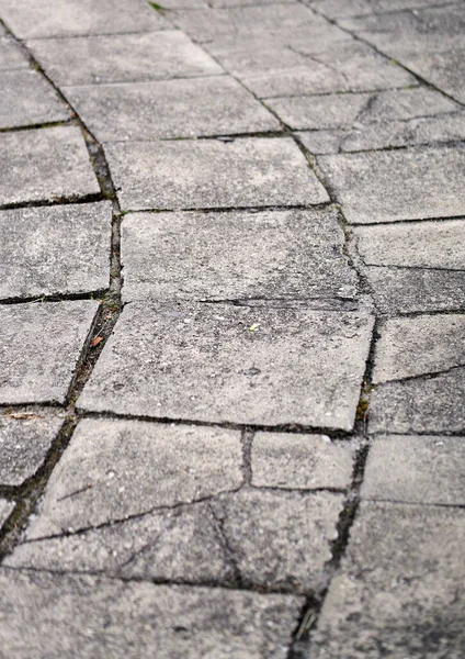 Vertical View Stone Street Pavement Texture —  Fotos de Stock