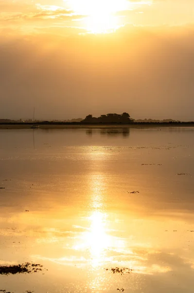 Arz Island Morbihan Gulf Panorama Sunrise — Stock Photo, Image