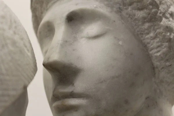 Closeup Shot Marble Statue Face — Stockfoto