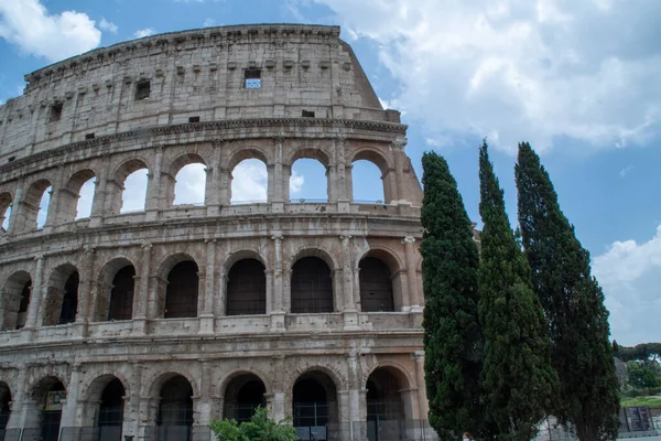 Scenic View Colosseum Centre City Rome Italy — Zdjęcie stockowe