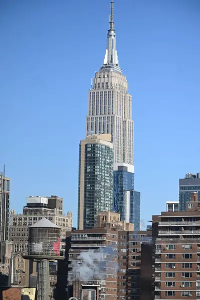 Vue Diurne Verticale Empire State Building Nyc — Photo