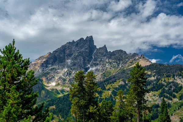 Beautiful View Mountain Landscape Grand Teton Wyoming Usa — Fotografia de Stock