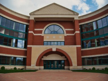 The Johnson County Kansas (KS) Administration Building in Olathe, the USA