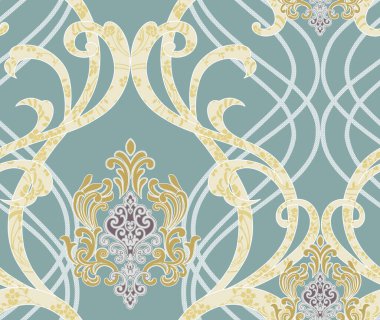 SEABROOK Geometrik Duvar Kağıdının Soyut Tasarımı