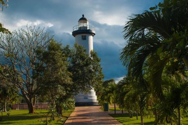 A beautiful view of the light house in Rincon Puerto Rico
