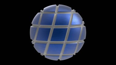 3d küre çizim mavisi