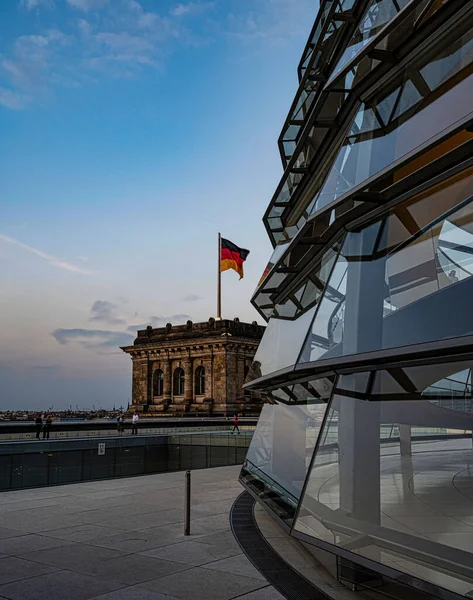 View Visitors Centre German Parliament Building Berlin German — Stock Photo, Image