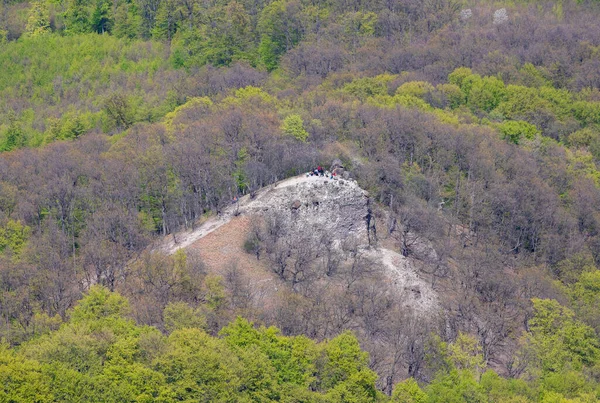 Landscape Ferenczy Szikla Rock Hungary Visegrad Mountain — 스톡 사진