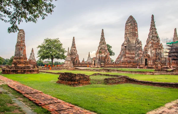 Thai Temple Wat Chai Watthanaram Ayutthaya Thailand Southeast Asia — Stock Photo, Image