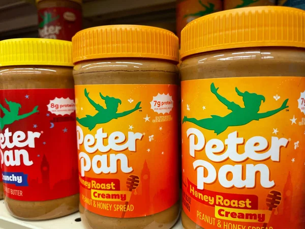 Grovetown Usa Retail Store Peanut Butter Peter Pan Honey — Stok fotoğraf