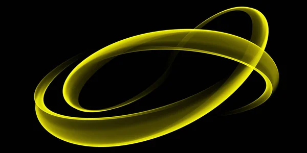 Beautiful Yellow Glowing Wave Magic Energy Light Motion Background — Stock Photo, Image