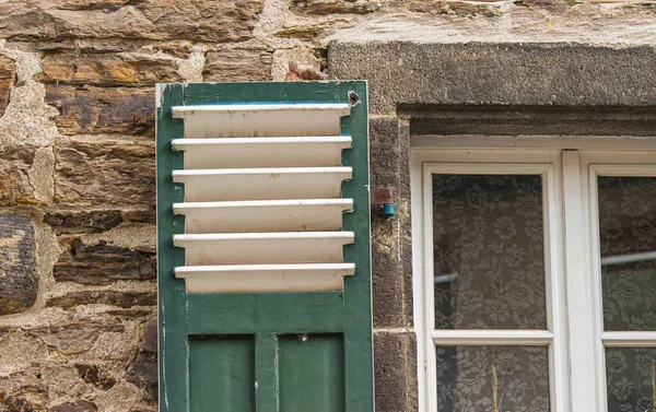 A view of the old house in a small village