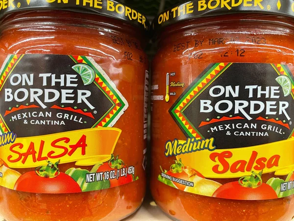 Grovetown Usa Retail Store Chip Dip South Border Salsa — Zdjęcie stockowe