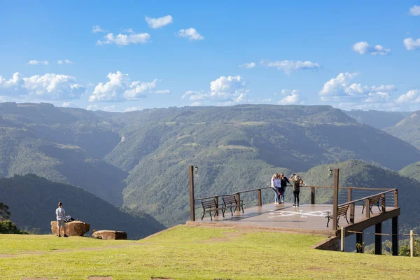 Nova Petropolis Rio Grande Sul Brazil Apr 19Th 2022 Tourists — Foto de Stock