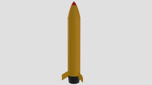 Cohete Misil Munición Guerra Conflicto Militar Ojiva Nuclear Arma Nuclear — Foto de Stock
