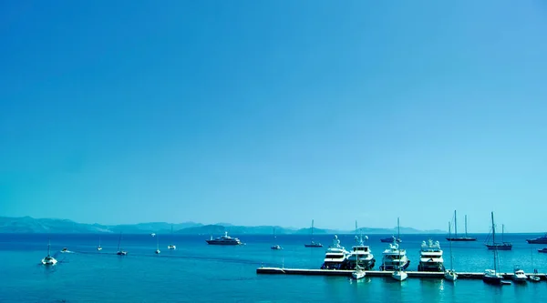 Beautiful Shot Boats Sea Dock — Φωτογραφία Αρχείου