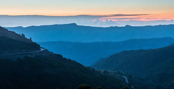 A beautiful shot of a mountainous landscape