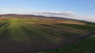 A vast green agricultural land in Bavaria, Germany