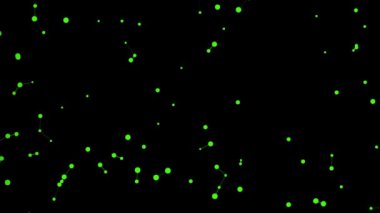A Animated Polygonal Lines And Dotes Geometric Molecular Background
