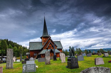 Hedalen Stavkirke Hedalen Norveç 'te
