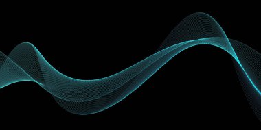 Akan ızgara hattıyla güzel soyut bir arkaplan. Dinamik dalgalar