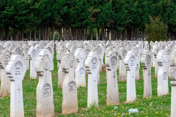 Tombstones Those Who Died World War — Stock Photo, Image
