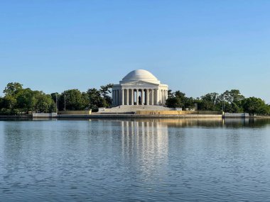 The Jefferson Memorial viewed from the Tidal Basin, Washington, D.C., Maryland, USA