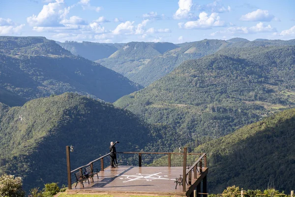 Nova Petropolis Rio Grande Sul Brazil Apr 19Th 2022 Tourists — Foto de Stock