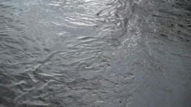 A view of waves heating the coastline