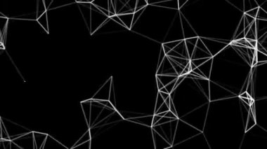 A Seamless space pattern constellations animation