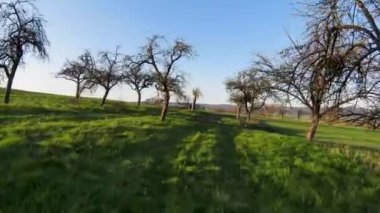 Drone footage of agricultural lands in Bavaria, Germany