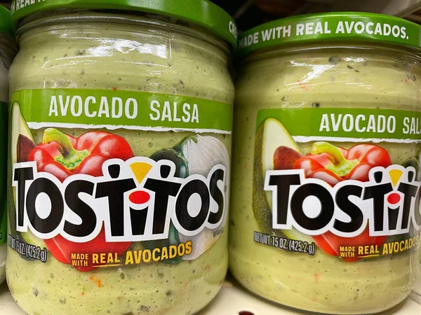 Grovetown Usa Retail Store Tostitos Avocado Salsa — Zdjęcie stockowe