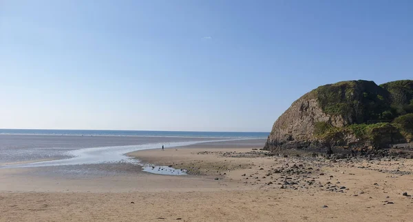 Scenic View Pendine Beach Carmarthen South Wales — Stock Photo, Image