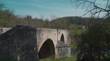 A beautiful shot of a river in Ardeche, France