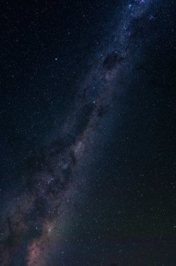 A vertical shot of Milky Way galaxy - perfect for backgrounds
