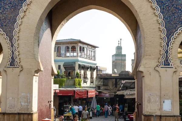 Bab Bou Jeloud Old Medina — Stock Photo, Image