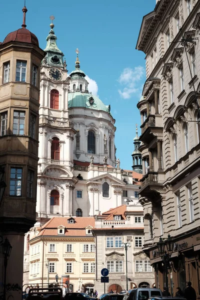 Old Buildings Historical Neighborhoods Prague —  Fotos de Stock