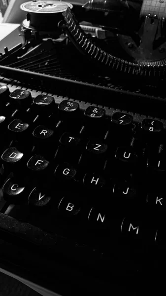 Typewriter Photograph Vintage Retro Aesthetic — Stock Photo, Image