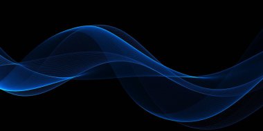 Güzel Neon parıldayan dalga, sihirli enerji ve ışık hareketi arka planı