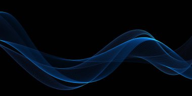 Güzel Neon parıldayan dalga, sihirli enerji ve ışık hareketi arka planı